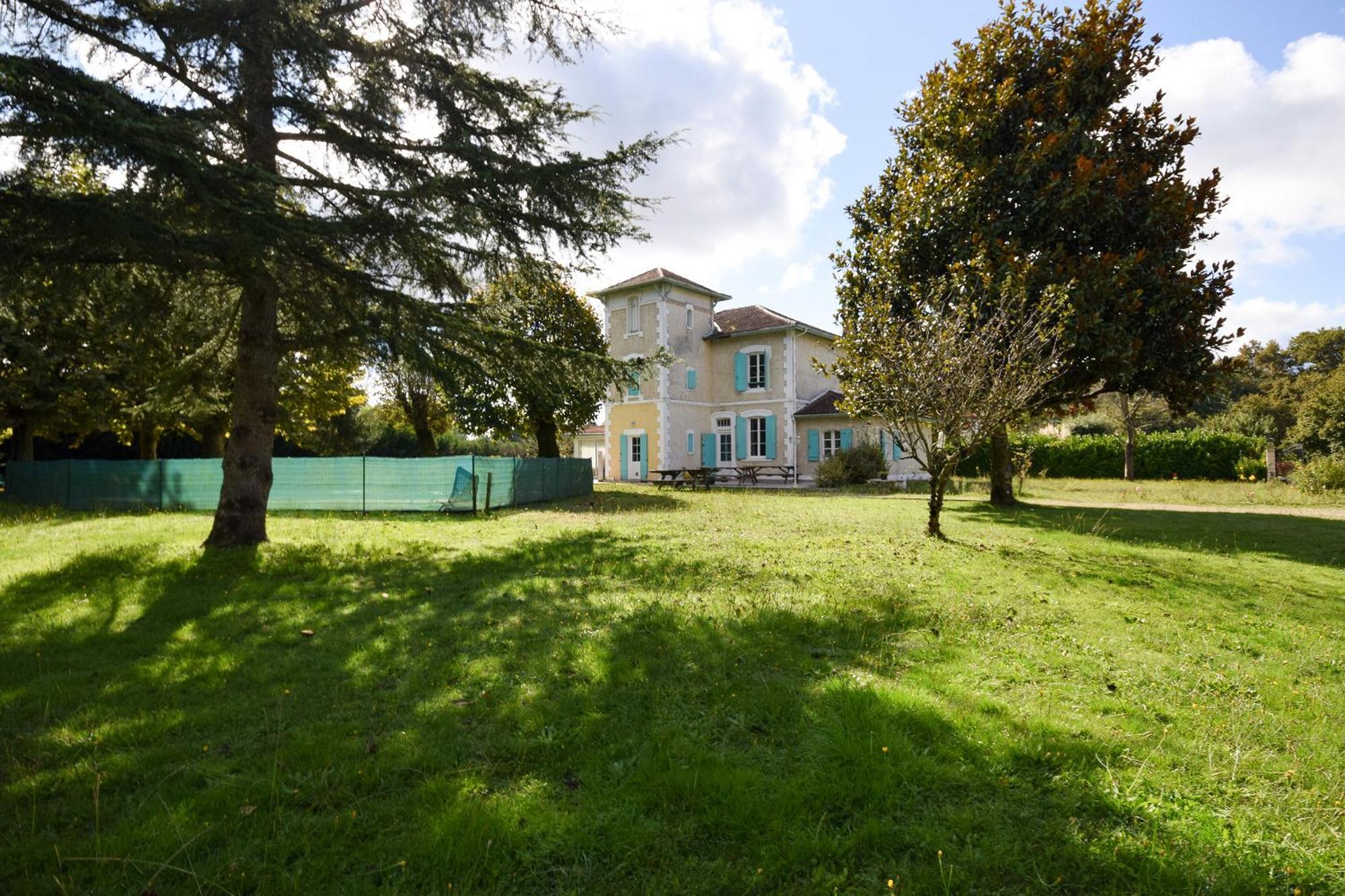 Villa Avec Piscine Et Billard Sabres Buitenkant foto